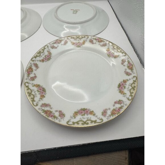 Noritake Nippon Vintage 1920s Bridal Wreath Salad Plates 6.5” - Set Of 4 - Picture 5 of 6